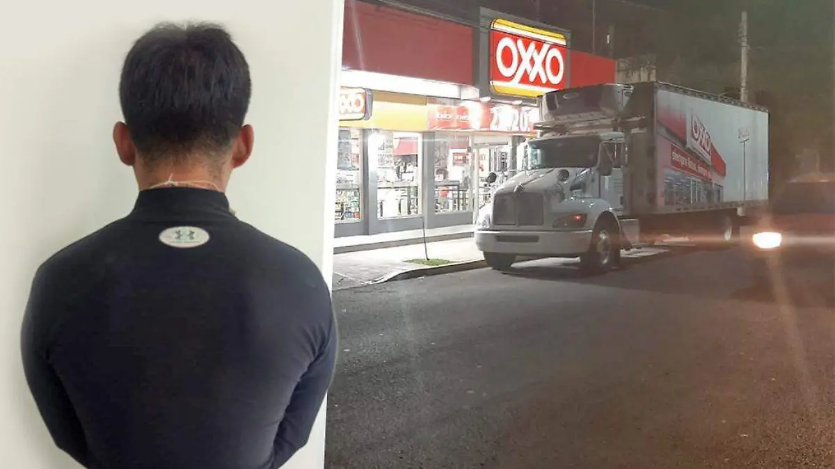 detenido asaltante de oxxo